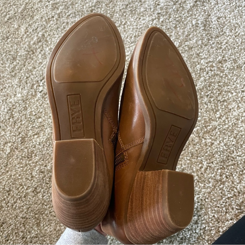 Frye Jennifer Ankle boots cognac brown leather - Picture 5 of 6